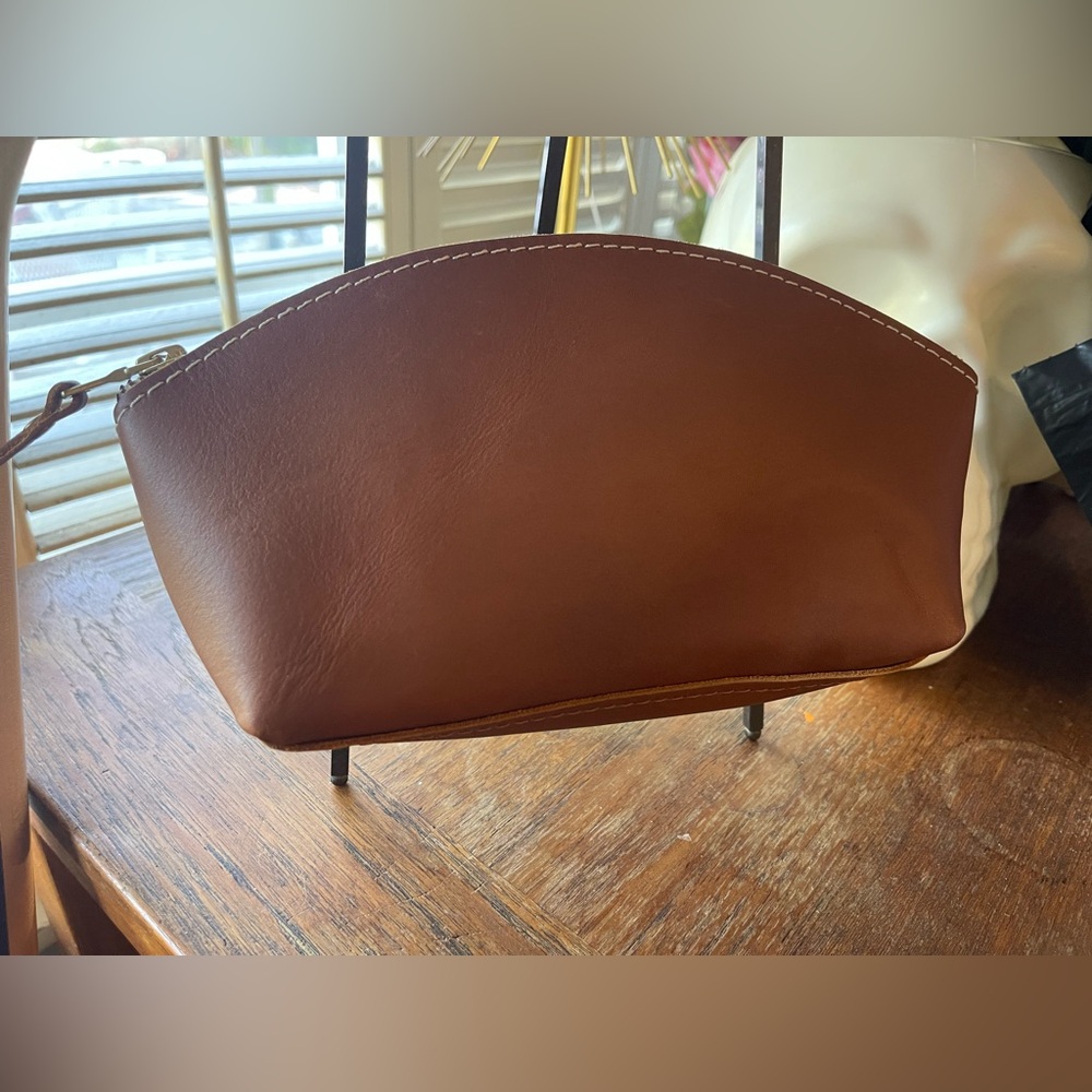 Portland Leather Goods Total Eclipse Large Pouch in honey